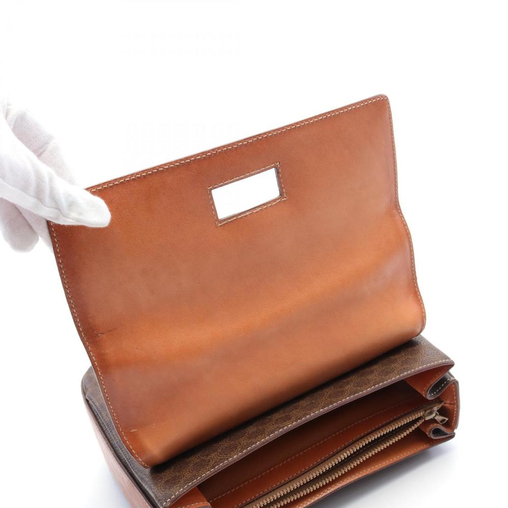 Celine Macadam Canvas Handbag Brown - image 6